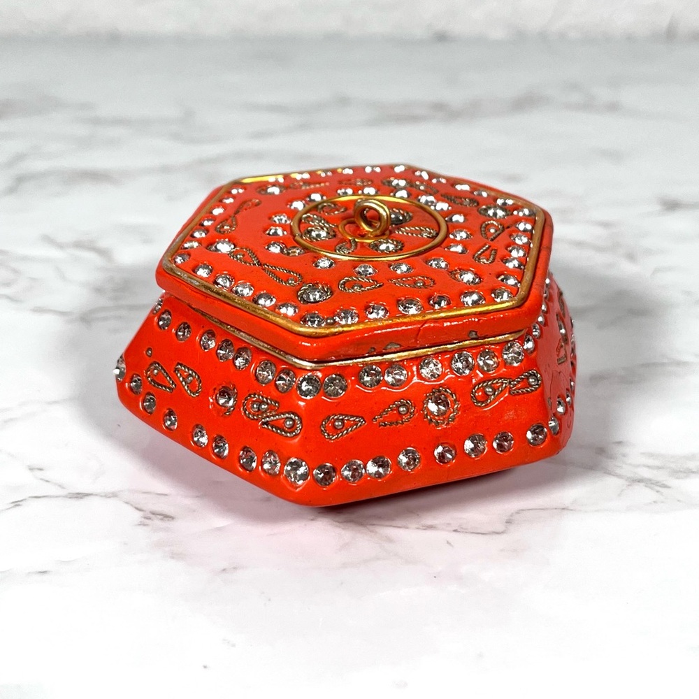 Vintage Ornate Trinket Box - Picture 3 of 8
